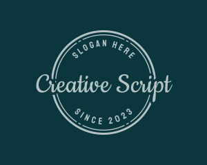 Generic Script Company logo design