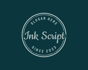 Generic Script Company logo design