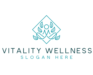 Healing Wellness Yoga logo design