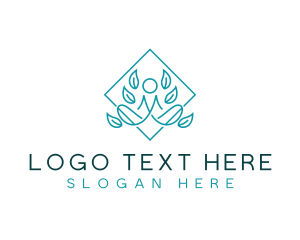 Yoga - Healing Wellness Yoga logo design