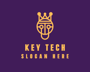 Crown King Tech logo design