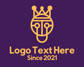 King - Crown King Tech logo design