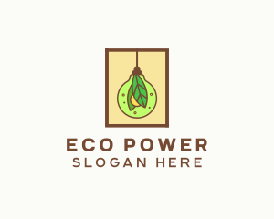 Renewable - Nature Leaf Light Bulb logo design