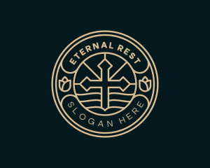 Funeral Home - Cross Christian Church logo design