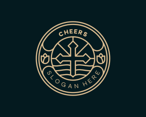 Preacher - Cross Christian Church logo design