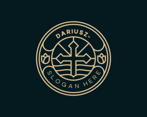 Bible - Cross Christian Church logo design