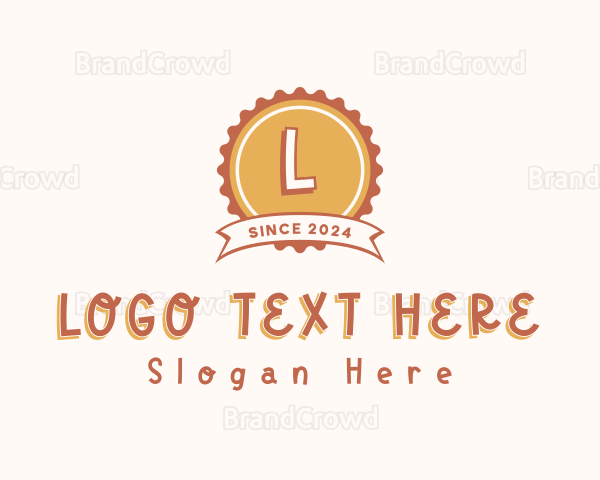 Cute Quirky Bottle Cap Logo