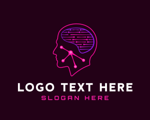 Technology - Circuit Head Technology logo design