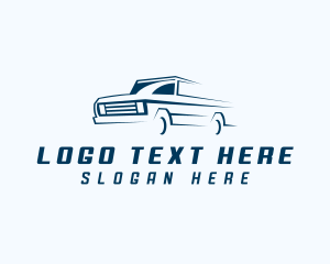 Car Pickup Automotive logo design