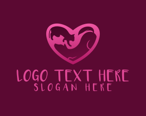 Heart - Feline Canine Pet logo design