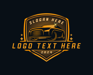 Golden - Premium Car Mechanic logo design