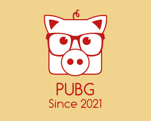 Meat - Hipster Pig Steakhouse logo design