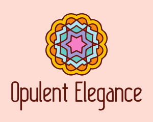 Baroque - Meditation Flower Decor logo design