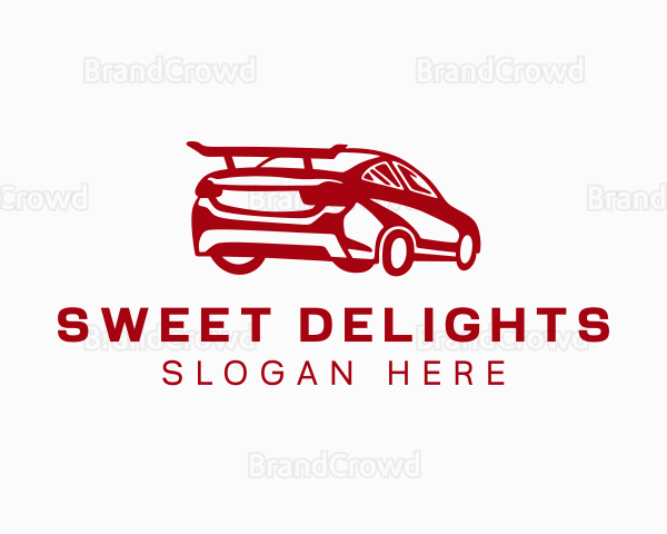 Red Sports Car Logo