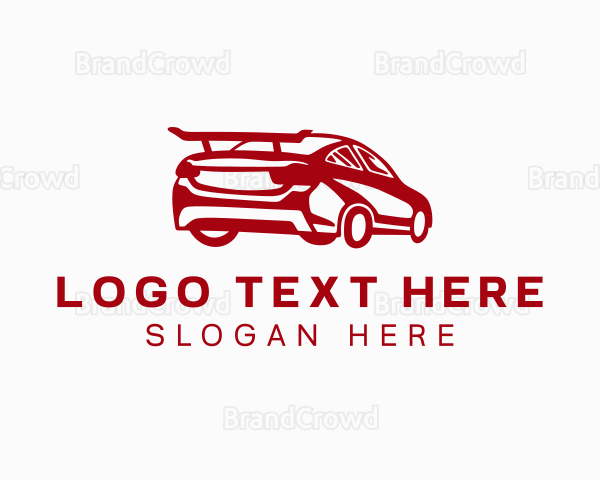 Red Sports Car Logo