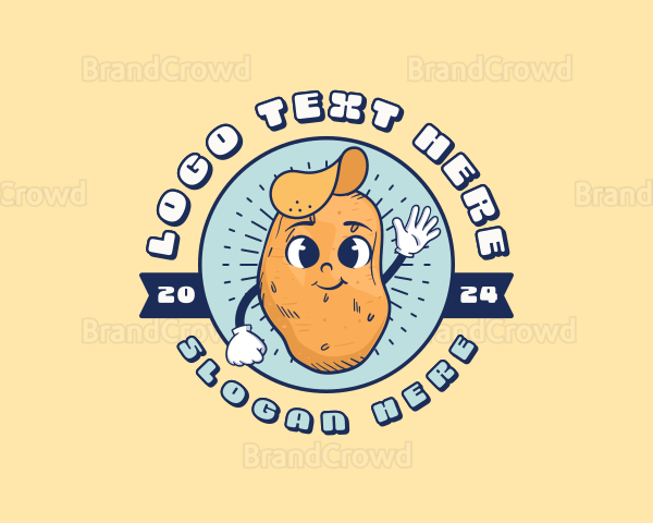 Cute Potato Mascot Logo