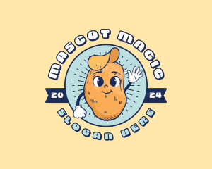 Cute Potato Mascot logo design