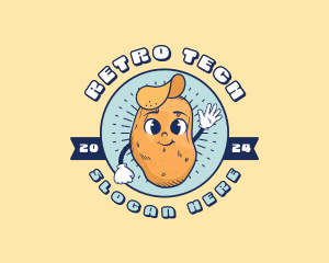 Cute Potato Mascot logo design