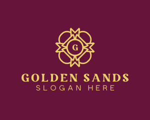 Golden Interior Ornament logo design