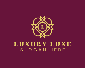 Golden Interior Ornament logo design