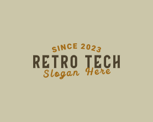 Retro Business Brand logo design