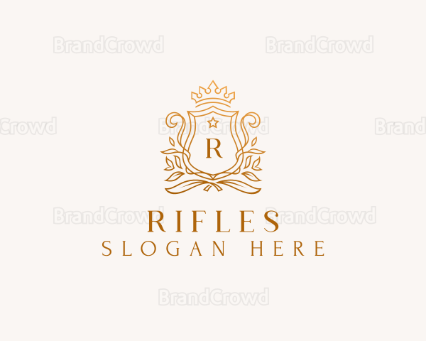 Royalty Crown Shield Logo