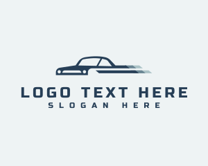 Gas Station - Minimalist Fast Car logo design