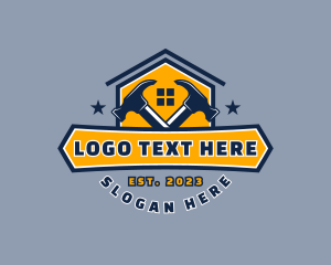 Sledge Hammer - Hammer Builder Carpentry logo design