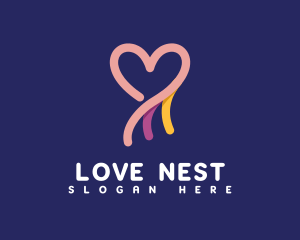 Romantic - Romantic Love Heart logo design