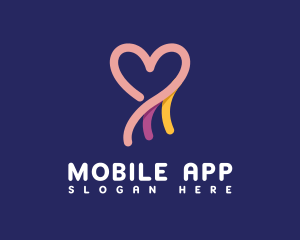Dating Site - Romantic Love Heart logo design