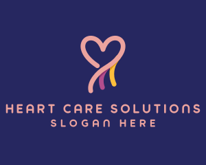 Cardiologist - Romantic Love Heart logo design