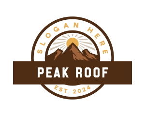 Outdoor Peak Adventure logo design