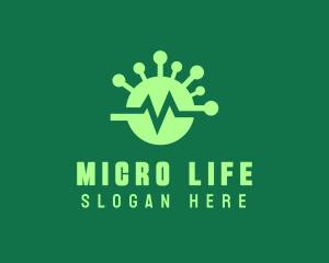 Bacteria - Germ Bacteria Lifeline logo design