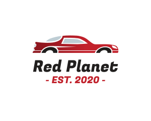 Red Fast Automotive Car logo design