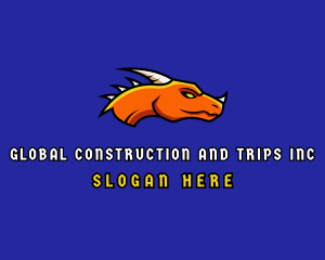 Gaming Dragon Creature Logo