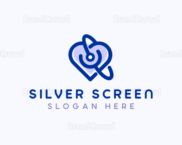 Heart Medical Stethoscope Logo