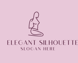 Sexy Woman Silhouette logo design