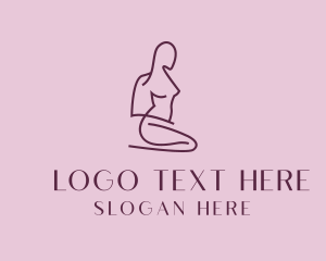 Fragrance - Sexy Woman Silhouette logo design