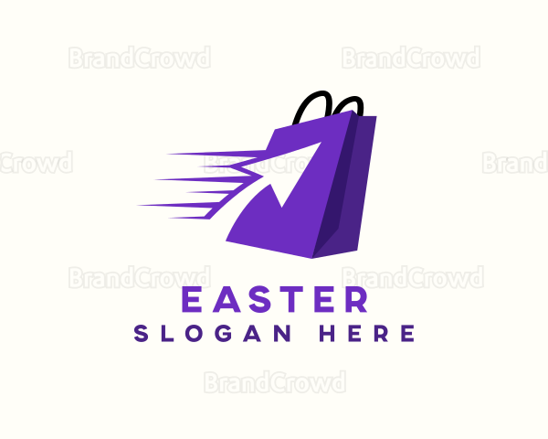 Online Shopping Delivery Logo