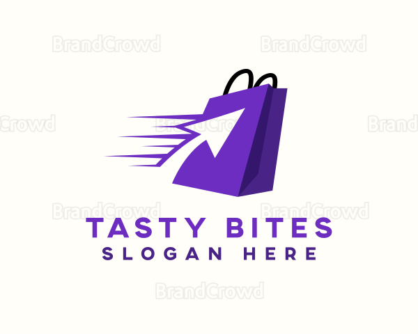 Online Shopping Delivery Logo