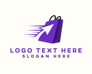 Online Shopping Delivery Logo