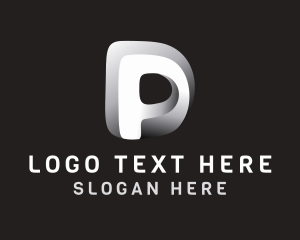 Letter Pd - Casual Gradient Business logo design