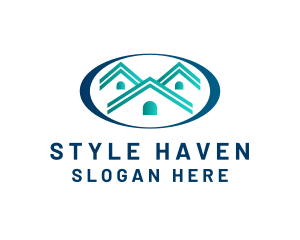 Hostel - Residential Property Realtor logo design