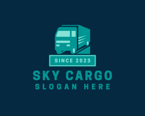 Truck Freight Logistics logo design