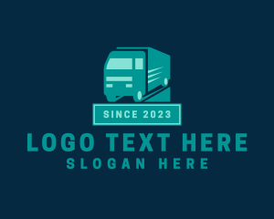 Freight - Truck Freight Logistics logo design