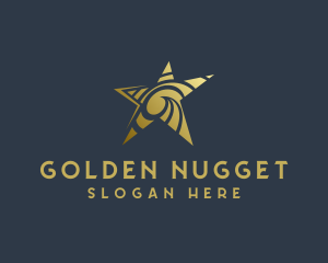 Golden Star Art Studio logo design