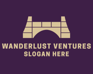 Medieval Arch Bridge logo design