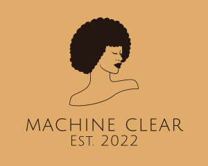 Maiden - Woman Afro Beauty Salon logo design