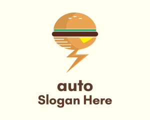 Burger Fast Food  Logo