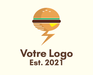 Snack - Burger Fast Food logo design